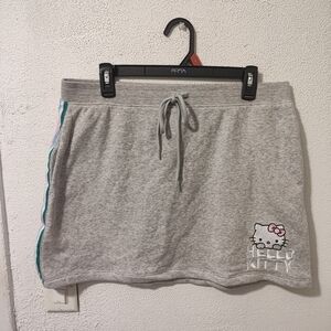 Hello Kitty Gray Mini Skirt with Cute Design